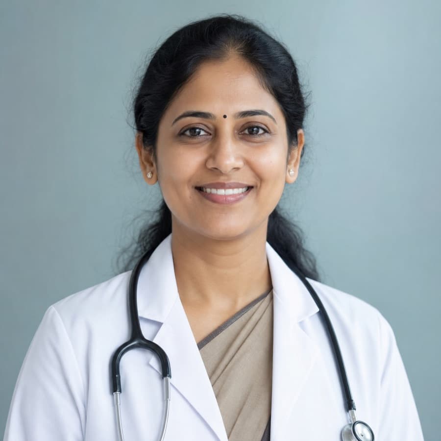 Portrait of Dr. Priya Nair